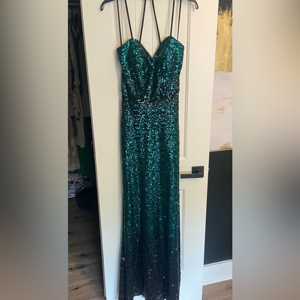Betsy & Adam sequin dress